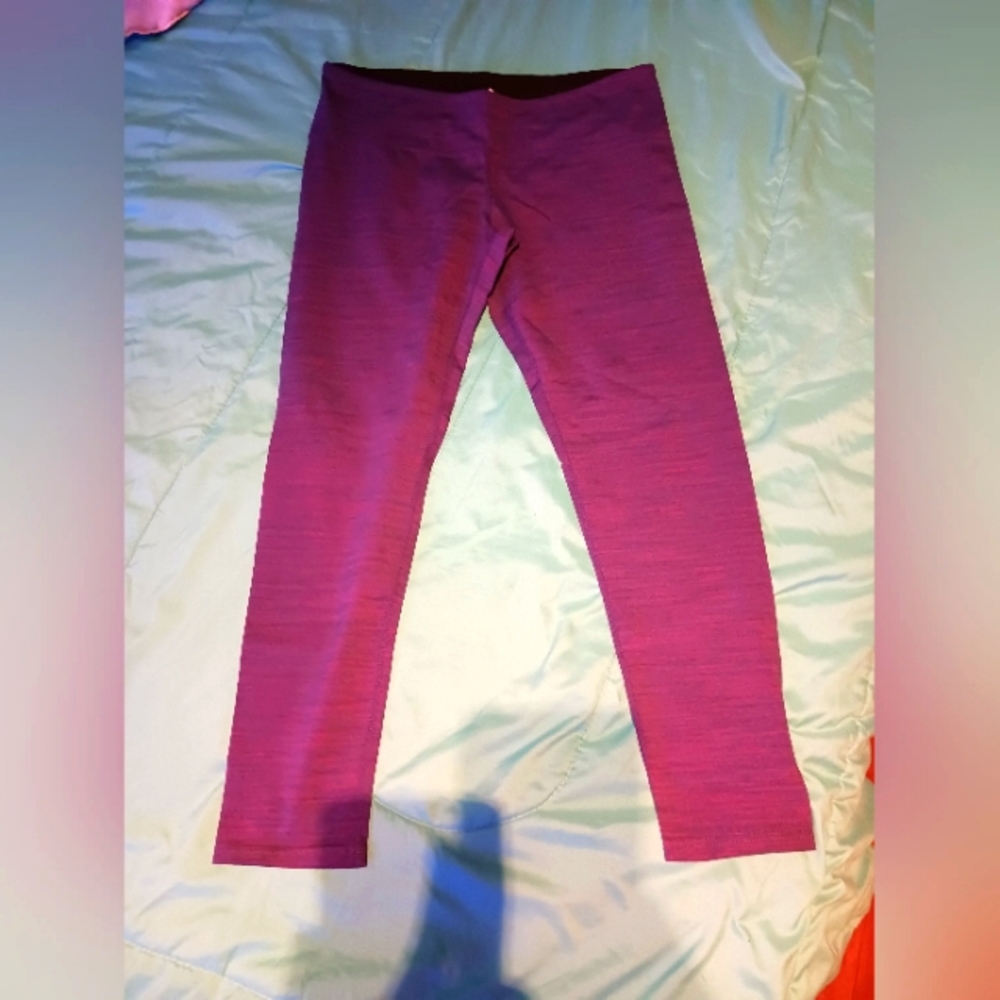 Purple and pink tuff leggings